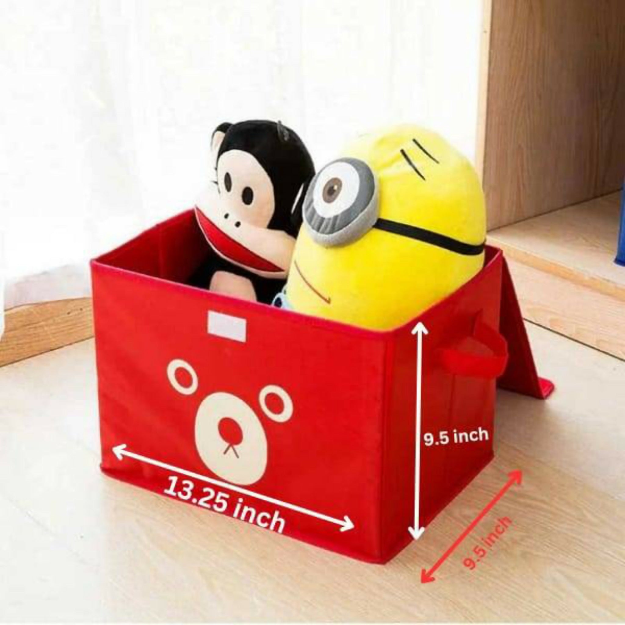 Panda Storage Box – Foldable Cartoon Cube Organizer for Kids, Toys, Clothes & Books