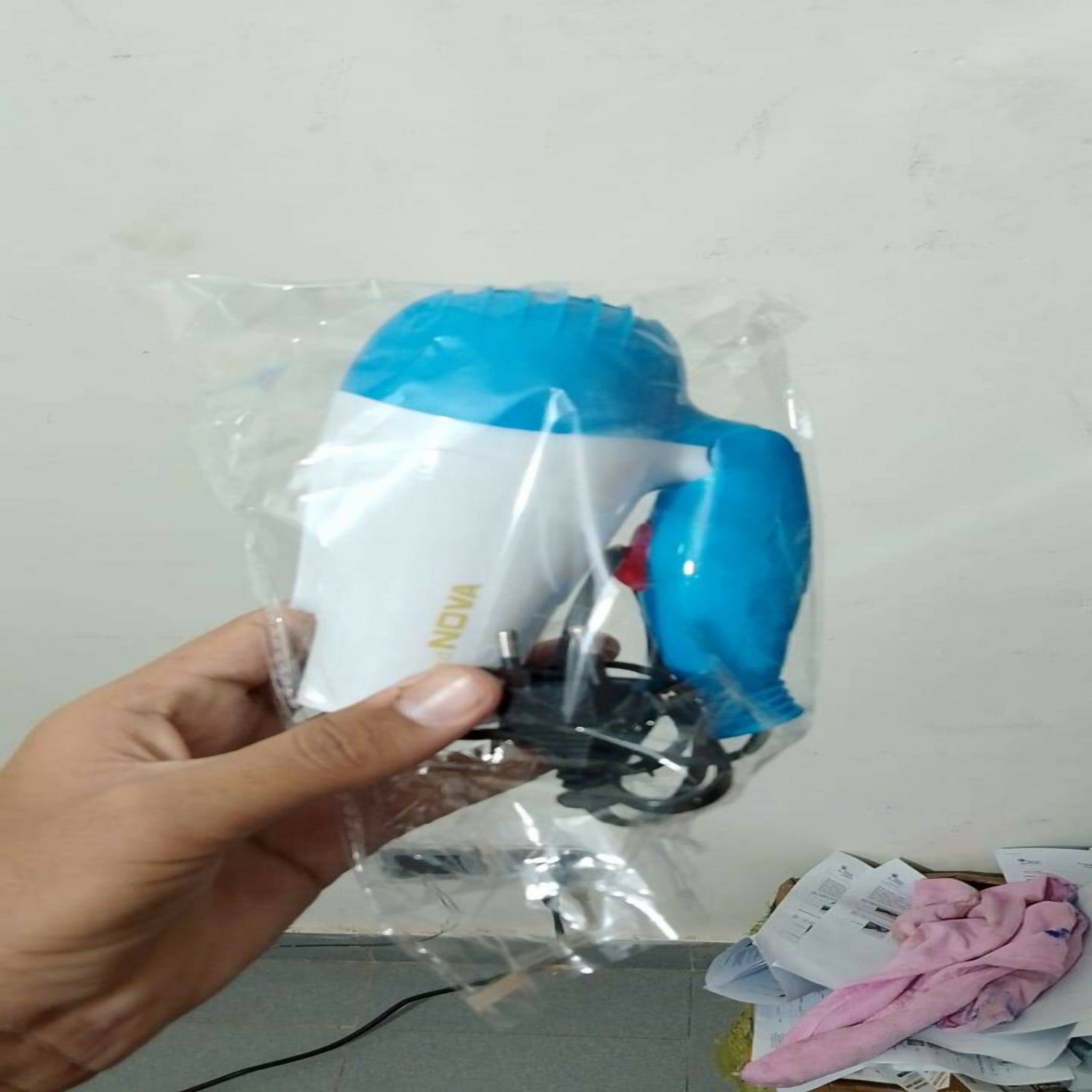 Nova Professional Mini Foldable Hair Dryer – Compact Travel Hair Dryer with Folding Handle