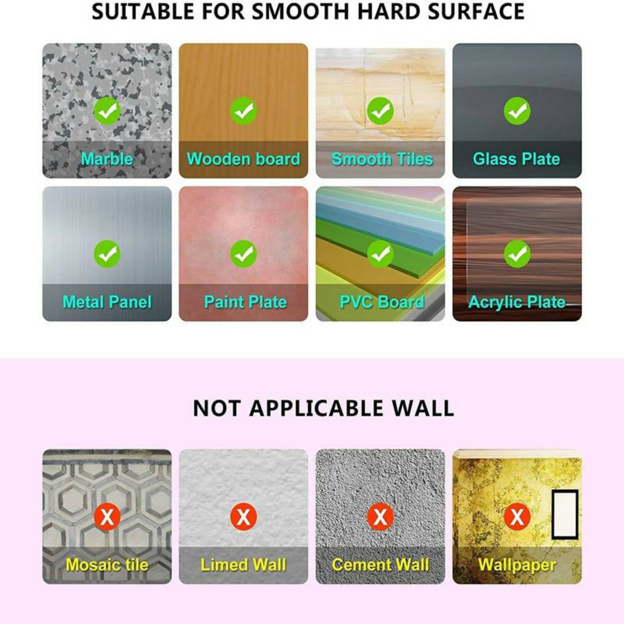 Heavy Duty Transparent Sticky Hooks Strip | Waterproof Self-Adhesive Wall Hooks