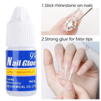Strong Nail Glue, Nail Art, Decorations Artificial Nails - Pack of 5