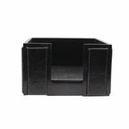 Senator Rexine Leather Office Desk Organizer 8pcs Set With Watch #20(Black)