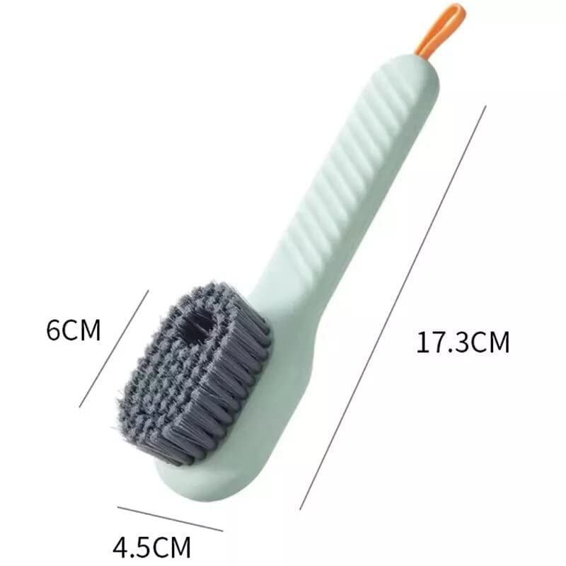Multifunctional Liquid Dispensing Cleaning Brush Ergonomic Long Handle