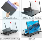 F3 Mobile Screen Magnifier Enlarged Display Amplifier With Fresnel Lens
