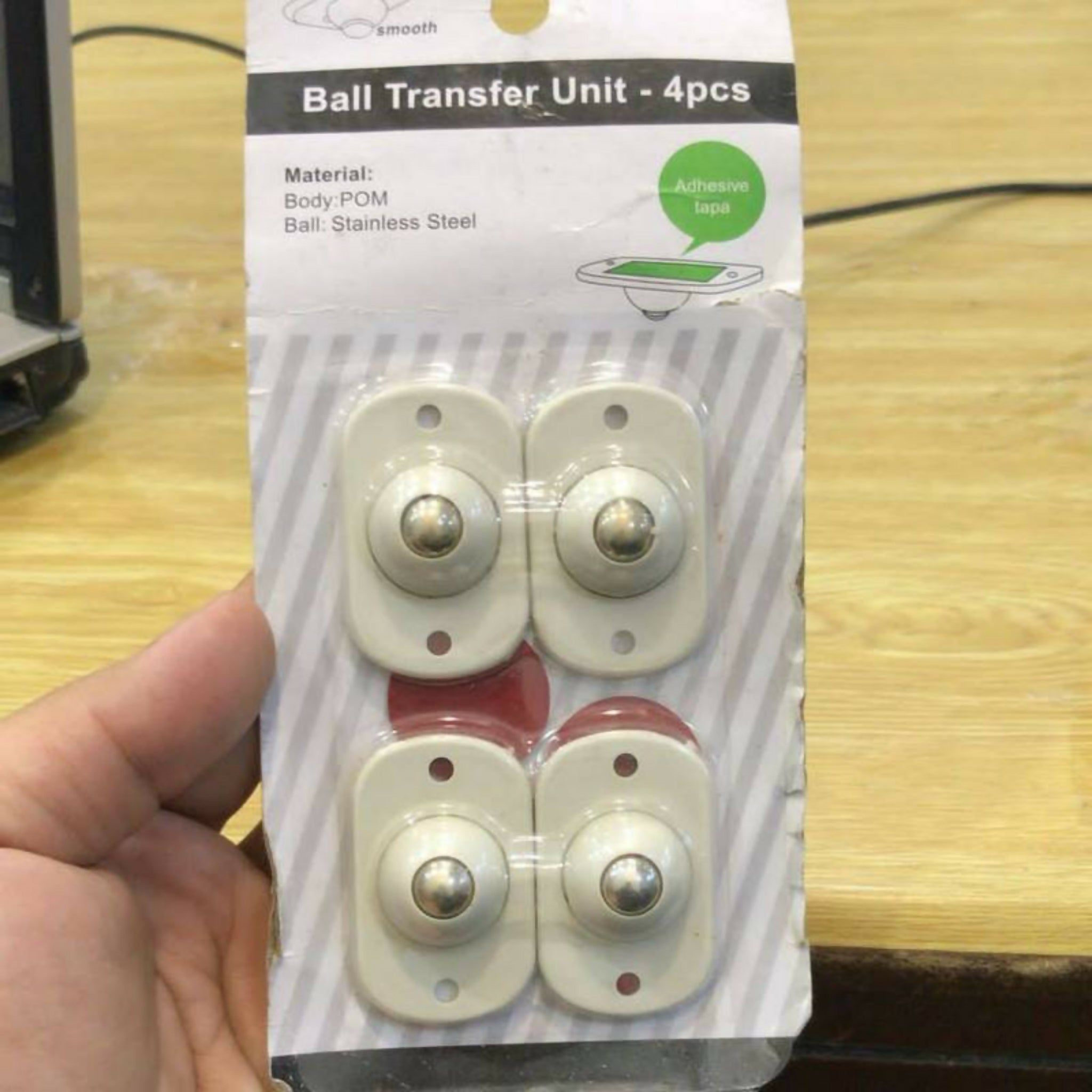 Pulley Wheel Pack of 4 Pcs – Smooth Rotation Card Packing Wheels | Compact & Easy-to-Use Utility Rollers