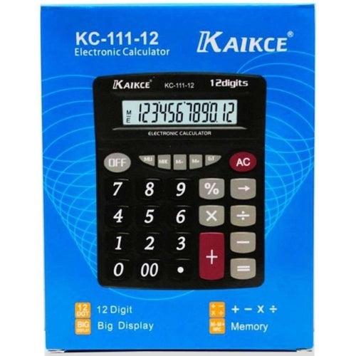 Kaikce KC 111 S Electronic Calculator Durable Quality Easy Use Clear Display Reliable Utility Compact Design