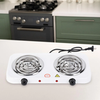 Double Electric Stove Two Burner Coil Heating Hot Plate