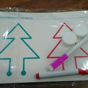 2-in-1 Brain Development Training Kit – Reusable Finger Maze & Pen Control Workbook for Kids & Adults (20 Training Pictures)