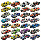 Car, Alloy Mini Diecast Car Toy - 24 Pieces