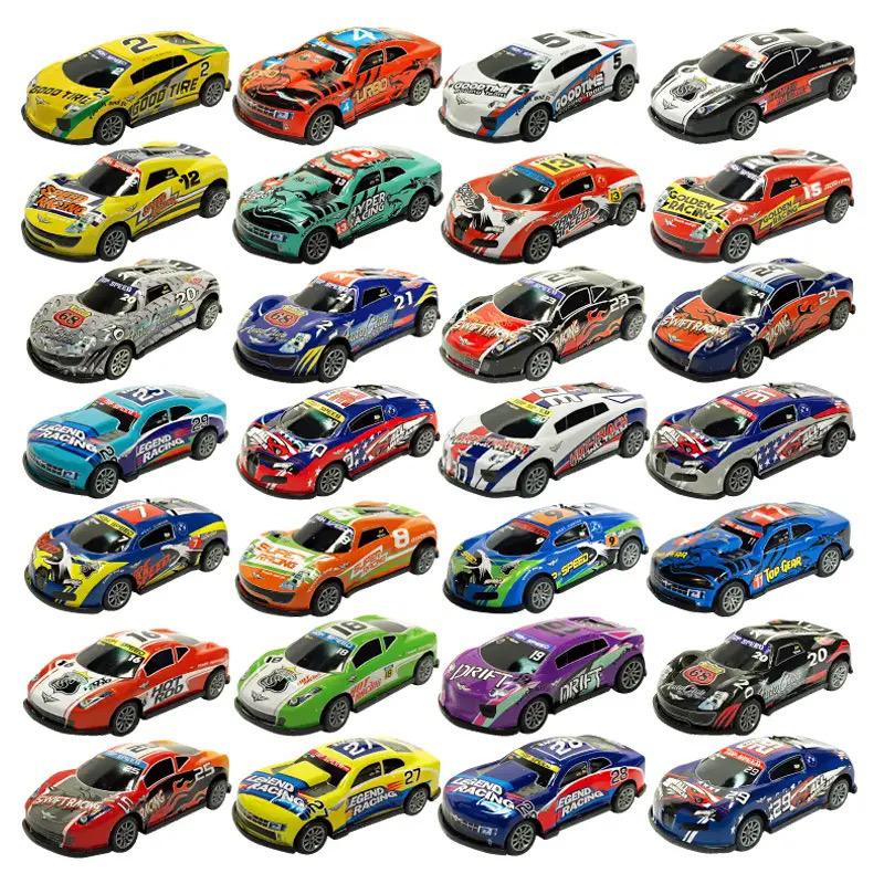 Car, Alloy Mini Diecast Car Toy - 24 Pieces