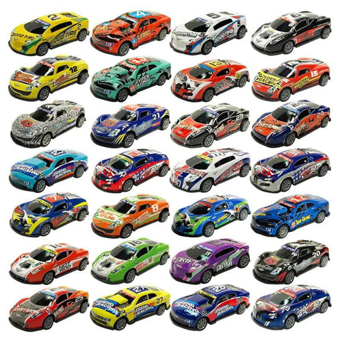 Car, Alloy Mini Diecast Car Toy - 24 Pieces