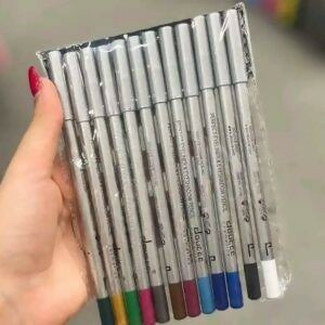 12 Pcs Multicolor Eyeshadow & Eyeliner Pencils Set