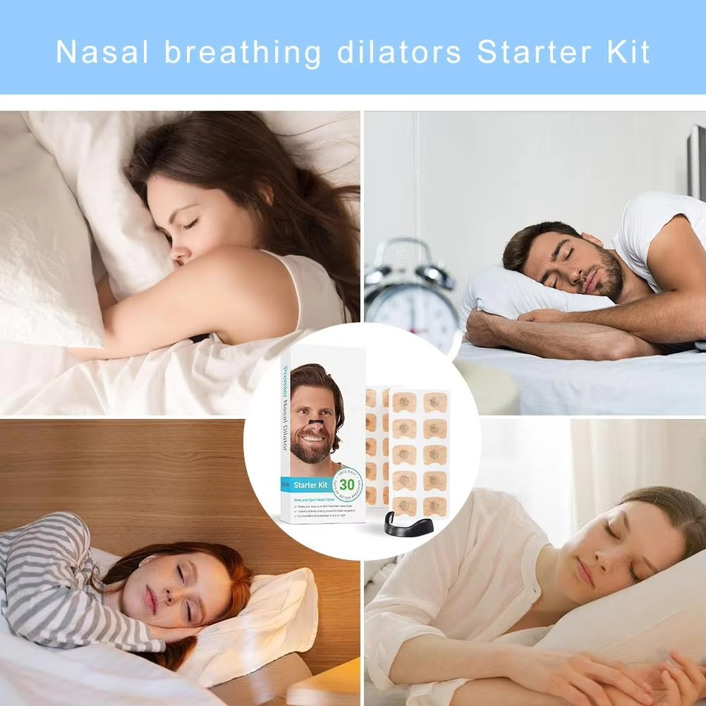 Sleep-Co Magnetic Nose Strips, Next-Gen Nasal Dilator Starter Kit For Easy Breathing
