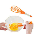 Manual Egg Beater Whisk, PP Plastic Kitchen Hand Mixer