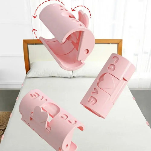 5Pcs Bedsheet Clips, Plastic Non-Slip Multi-Purpose Fabric Clamps