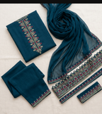 Blue Lawn Patch Work 3PC Set For Women