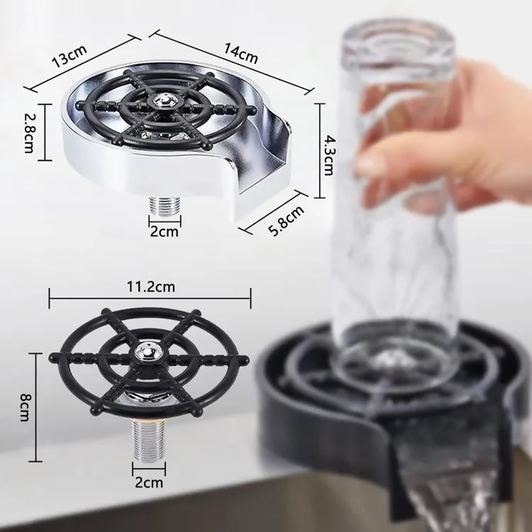 Glass washer – Glass washer for kitchen – Glass Rinser Cup Bottle Washer Cleaner for Kitchen Sinks, Kitchen Sink Accessories Attachment Stainless