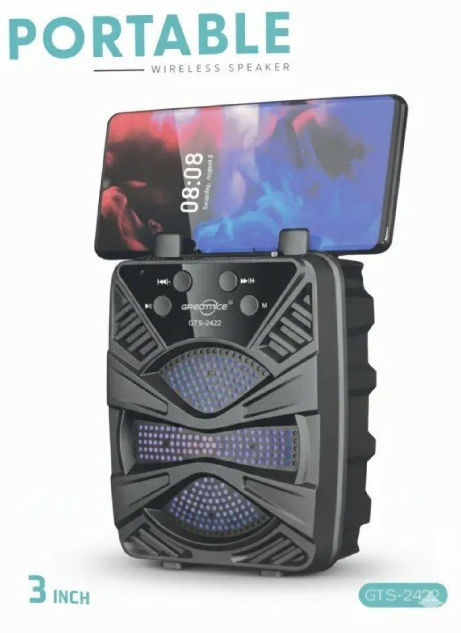 GTS-2422 Portable Bluetooth Speaker