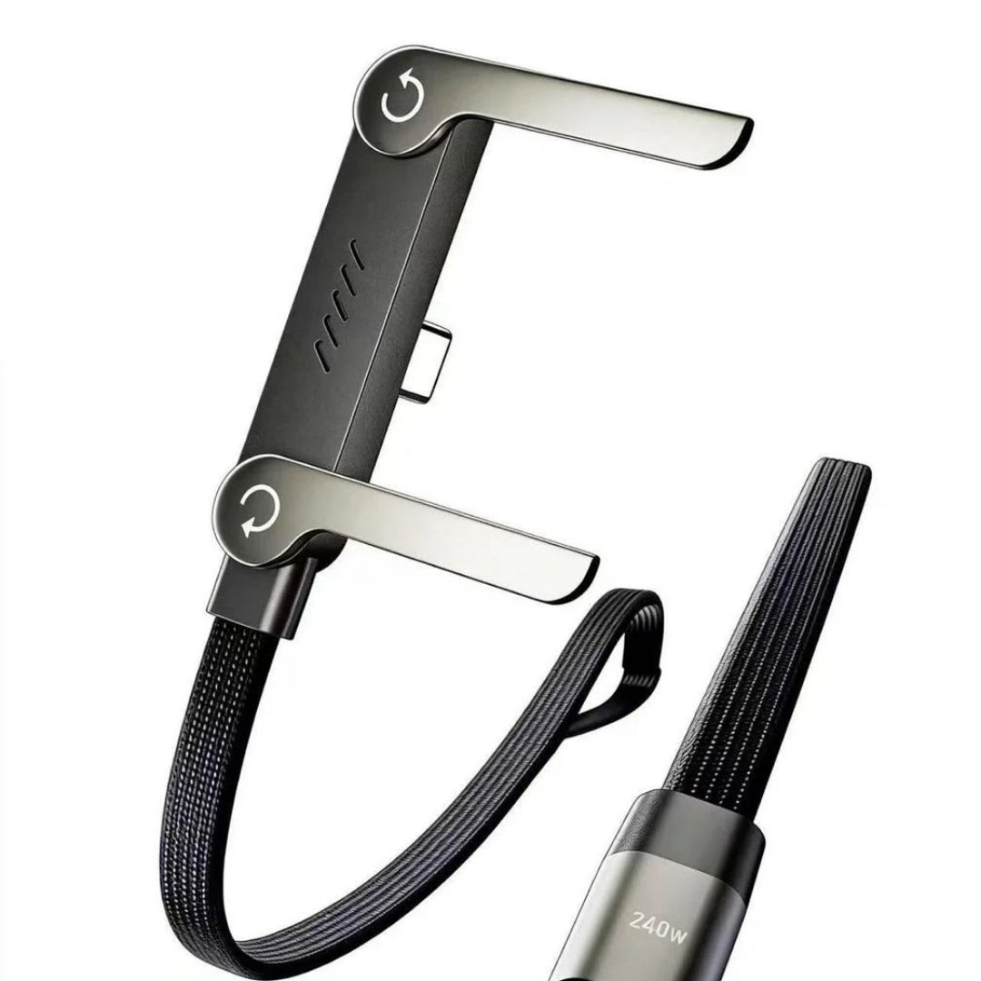 90 degree Type C charging cable