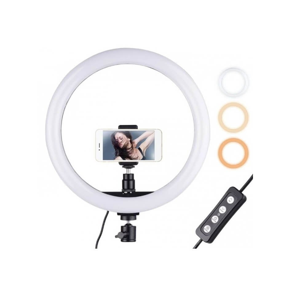 Professional LED Ring Light, Studio Quality Lighting for Content & Calls