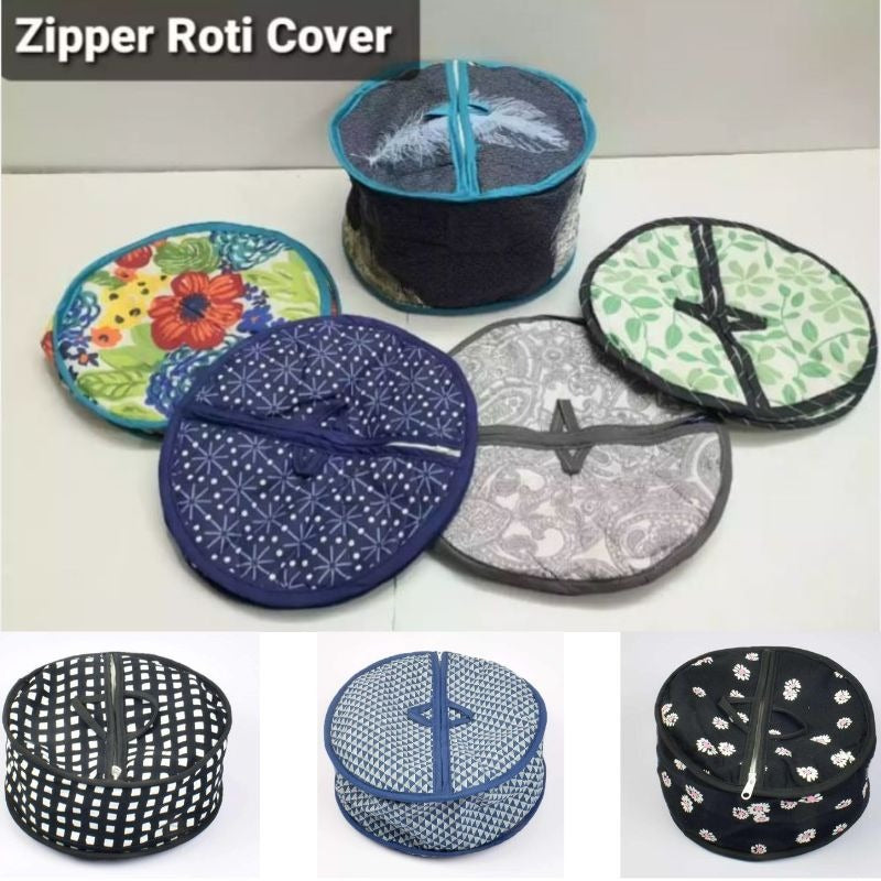 Roti Zipper Bag, Insulated Storage Bag For Keeping Chapati Fresh And Warm