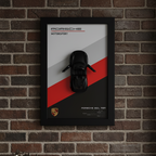 Car Lover 3D Decorative Wall Art Frame For Home And Office