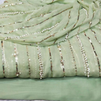 Chiffon Moti Collection, Embroidered Handwork Shirts & Dupattas