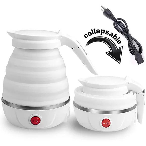 Silicone Electric Kettle 600ml For Travel, Camping & Outdoor Use