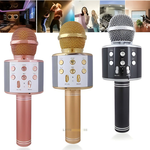 Bluetooth Karaoke Microphone & Wireless Speaker, for Parties