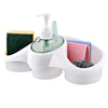 Soap Dispenser & Sponge Holder, 3-in-1, Kitchen & Washroom Organizer