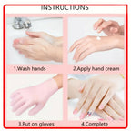 Silicone Moisturizing Gloves Set for Dry Cracked Hands