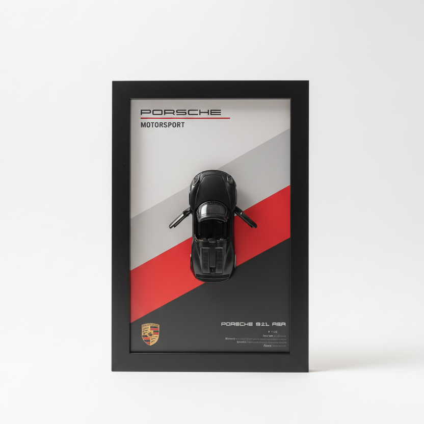 Car Lover 3D Decorative Wall Art Frame For Home And Office