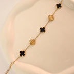 Clover 2-in-1 Bracelet – Stainless Steel Modern Multi-Style Design