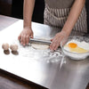 Stainless Steel Cutting Board! ?✨ Durable, hygienic, and easy to clean—perfect for all your chopping needs. A must-have for any chef! - Size: 41x33Cm - Image 8 Stainless Steel Cutting Board! ?✨ Durable, hygienic, and easy to clean—perfect for all your