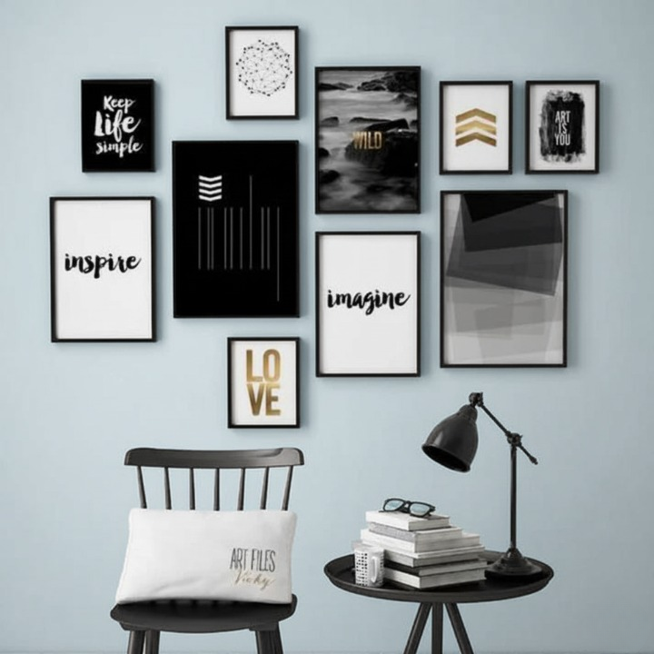 Inspirational Quotes Wooden Wall Decor Frames for Home and Office