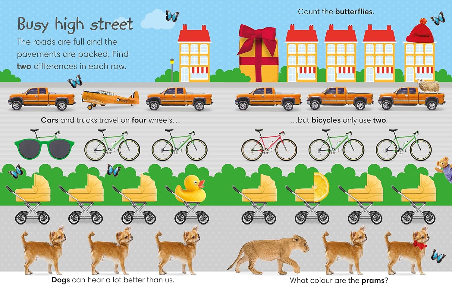 Spot the Difference Out and About: Can you find the odd one out? Board book