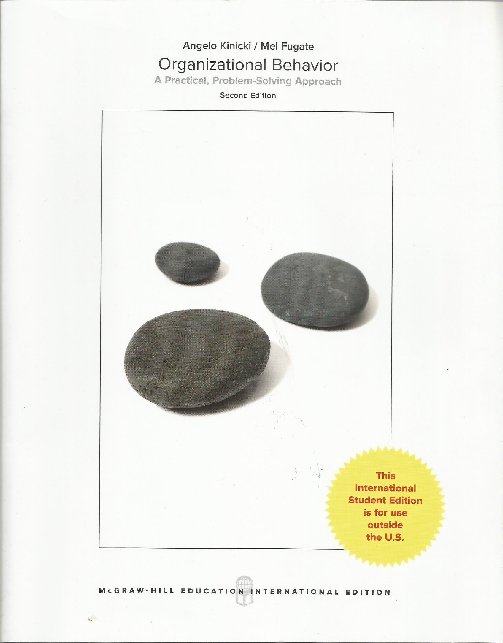 ORGANIZATIONAL BEHAVIOR