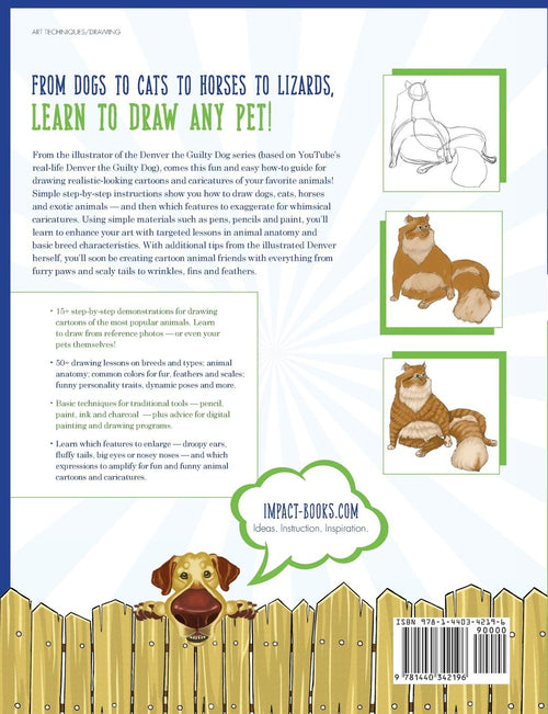 Cartoon Animal Friends: How to Draw Dogs, Cats and Other Pets