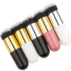 Chubby Pier Foundation Brush, Soft Bristles & Flat Head, for Women