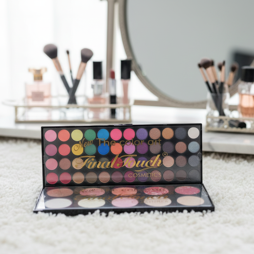 Final Touch Matte 48-Color Eyeshadow, Blusher & Highlighter Palette