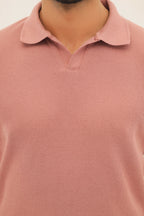 V-Neck Polo Pink1.3