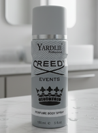 Yardlie Professional CREEDY EVENTS Perfume Body Spray (150ml): Elite, Aromatic Fougere Deodorant for Men.