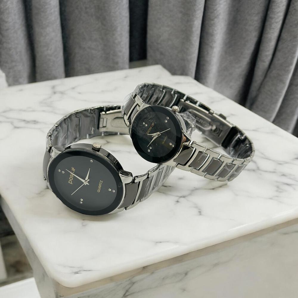 POSITIF Couple Watch Matching His and Her Set