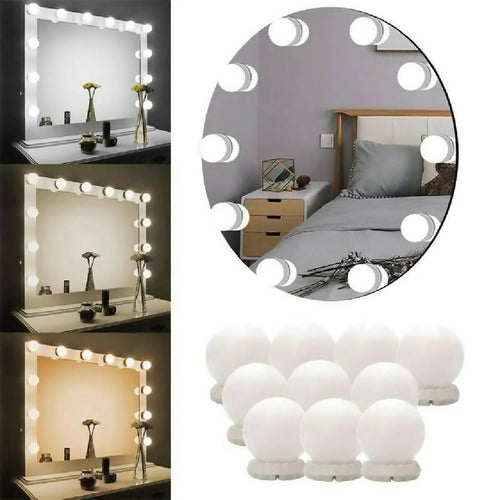 Vanity Mirror Light LED Bulbs For Makeup Mirror Stand 10 Bulbs