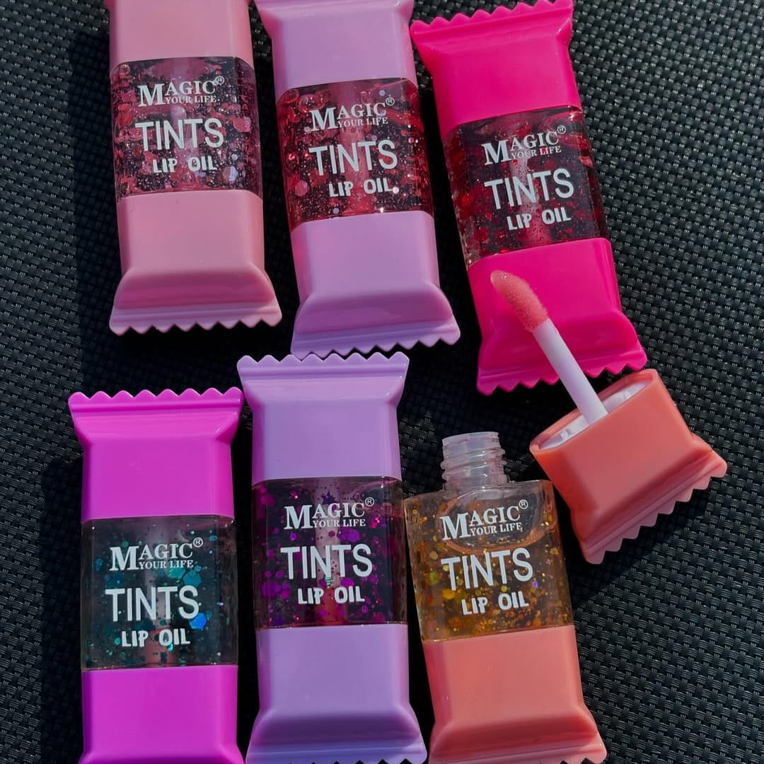Cute Candy Lip Gloss Pack Of 6 Glossy Hydrating Set