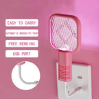Portable Electric Mosquito Zapper Racket With UV Trap