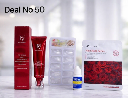Plant Mask Scurb & Facial Kit For Glowing Skin 3 in 1