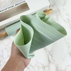 Silicone Dough Mat with Rolling Pin set | Extra Thick Non _ slip Baking Mat for Pizza & Bread (Random color )