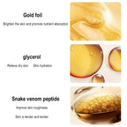 Retinol Snake Venom Peptide Gold Mask Moisturizing Anti-aging Anti-wrinkle Brightening Oil Control Mask Skin Care 100g