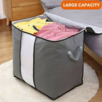 Storage Blanket Bag Organizer Folding Bag Organizer, Cloth Storage Boxes for Wardrobe 01 Pcs