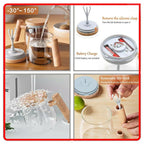 Self Stirring Coffee Mug, Battery Operated, for Home, Office & Travel